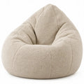 Teddy zitzakfauteuil beige 90 x 90 x 90 cm